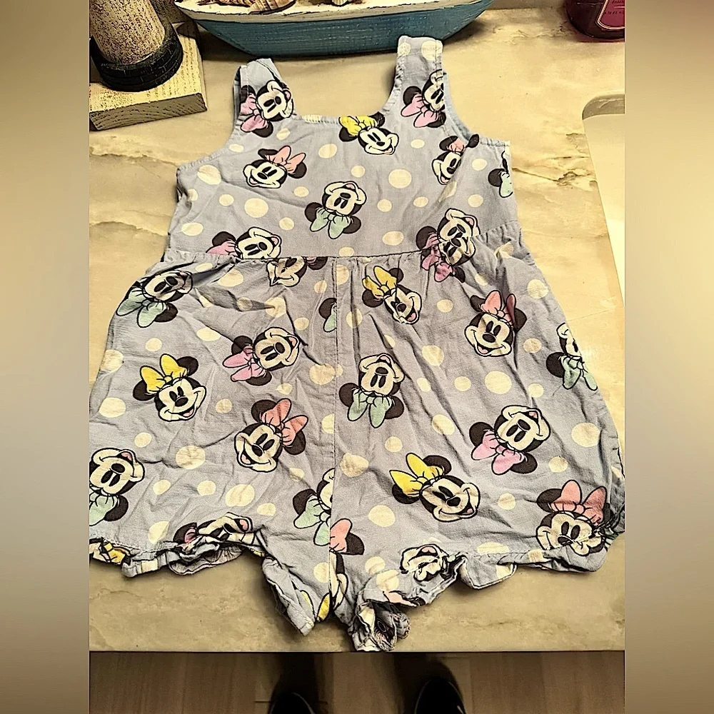 Cute Polka Dot Minnie Mouse Romper Disney 24months